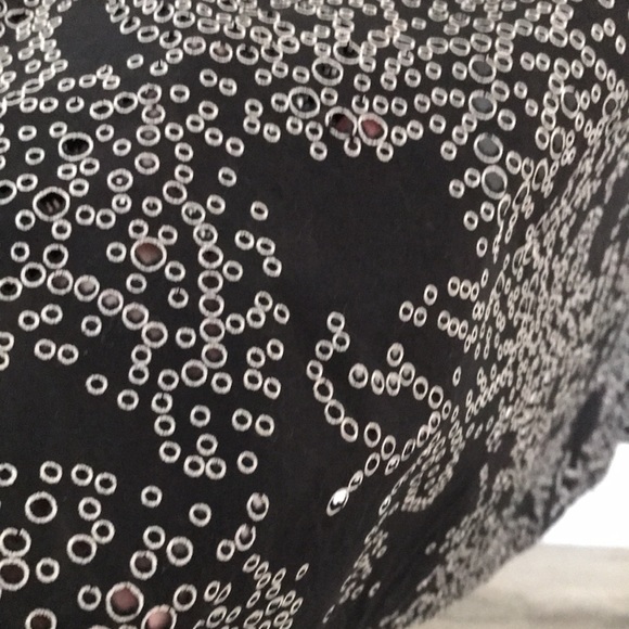 🖤AGB DRESS BLACK & WHITE COOL BUBBLES PATTERN SIZE 14 GREAT CONDITION! - Picture 3 of 11